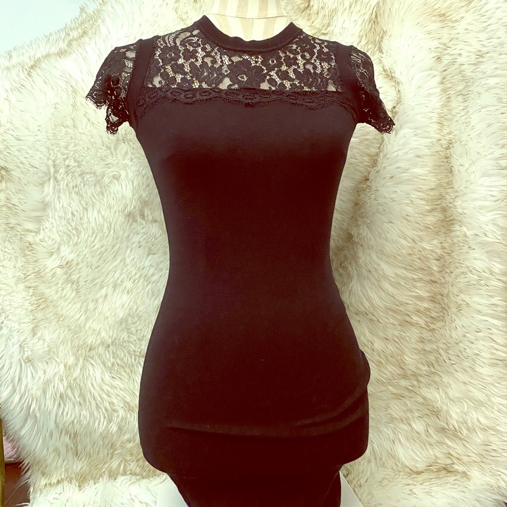 Ted baker lace top mini dress